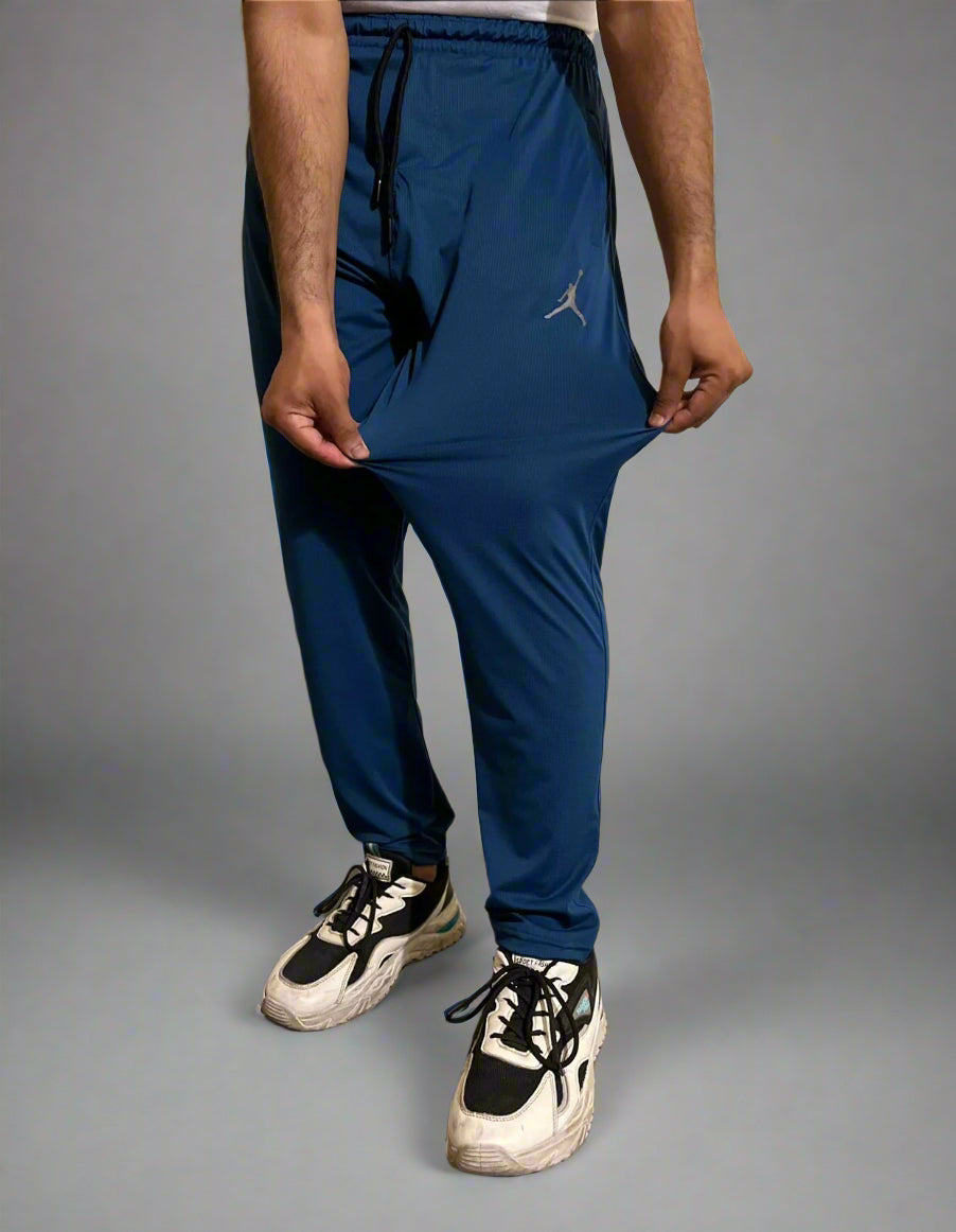 Dark Blue Imported China Stuff Trouser Perfect for Gym & Casual Wear
