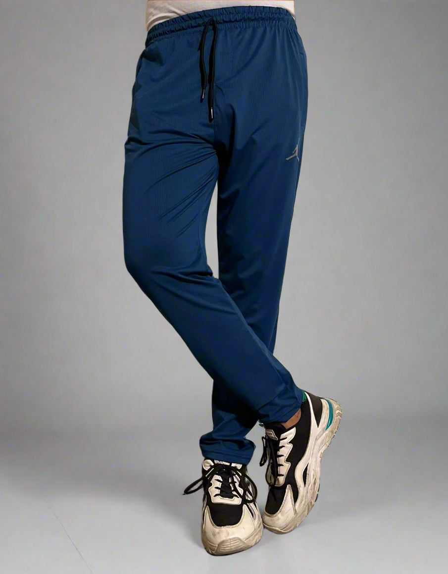 Dark Blue Imported China Stuff Trouser Perfect for Gym & Casual Wear