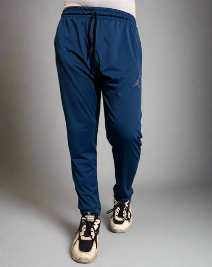 Dark Blue Imported China Stuff Trouser Perfect for Gym & Casual Wear