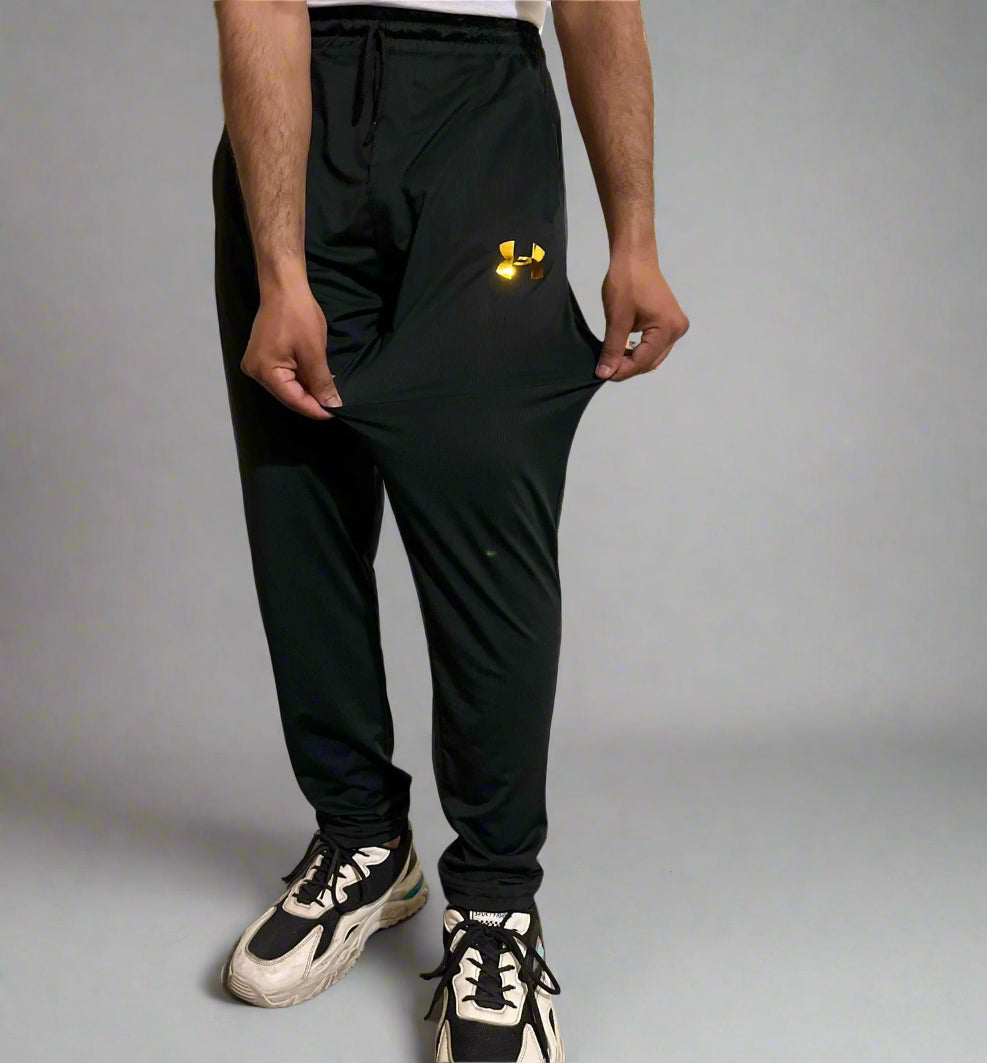Black Color Trousers Imported Stuff Premium Quality Fabric Gym and Casual Wear