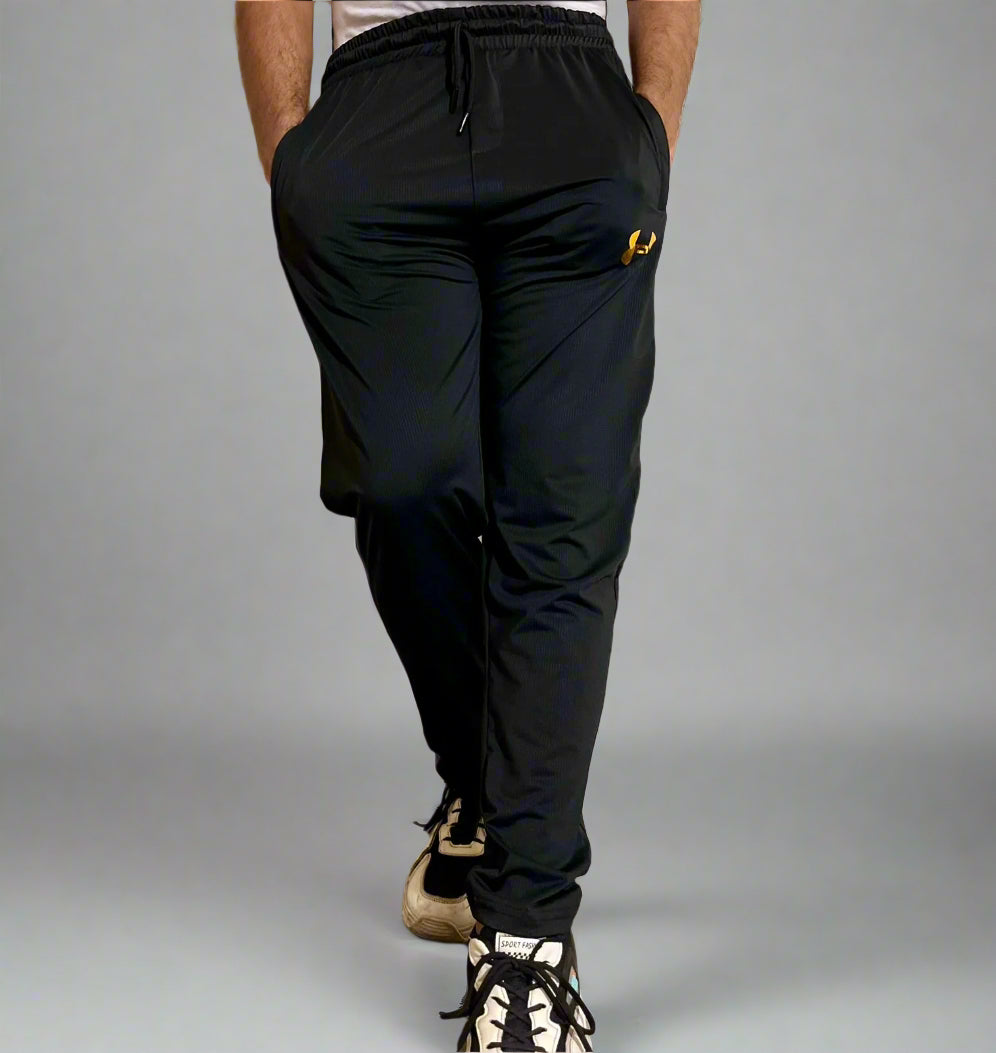 Black Color Trousers Imported Stuff Premium Quality Fabric Gym and Casual Wear
